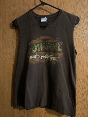 Sleeveless Cowgirl tshirt